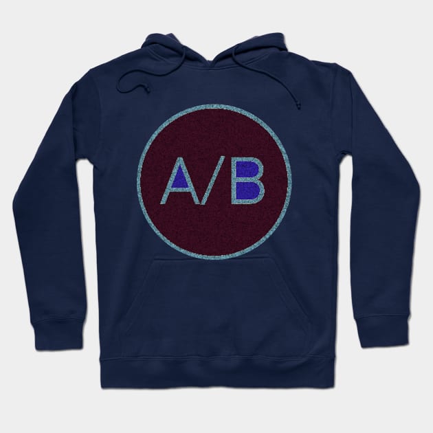 A/B OG Logo Rastered Hoodie by Audioboy® Foundation Merch Store